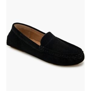 Gentle Souls Women's Black Suede Loafers